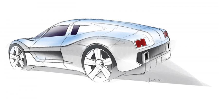 Эскиз Gumpert Tornante 2011 года  (фото 25 из 43)